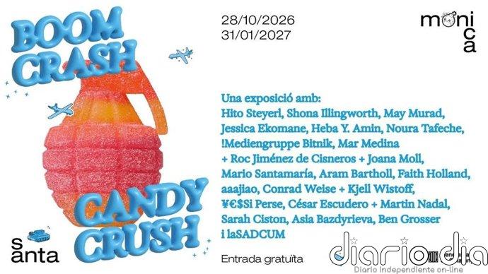 El Santa Mònica de Barcelona acoge 'Boom Crash Candy Crush' sobre "dopamina, datos y militarización"