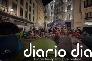 El Sindicato de Inquilinas de Cádiz anuncia que levantan acampada tras la movilización del sábado