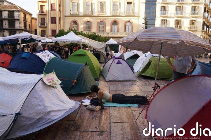 El Sindicato de Vivienda de Granada convoca una acampada por la vivienda al lado del Palacio de Congresos