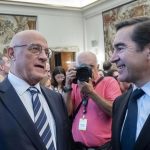 El valor de BBVA en Bolsa sube un 40% un año después de fracasar la OPA, frente al 4,3% de Sabadell