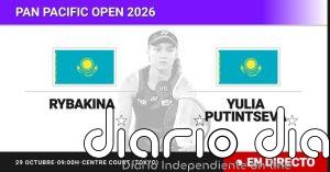 Elena Rybakina - Yulia Putintseva, en directo hoy: sigue el partido de Pan Pacific Open