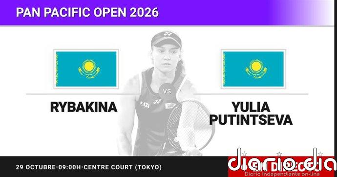Elena Rybakina - Yulia Putintseva, en directo hoy: sigue el partido de Pan Pacific Open