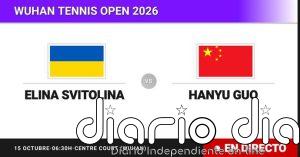 Elina Svitolina - Hanyu Guo, en directo hoy: sigue el partido de Wuhan Tennis Open