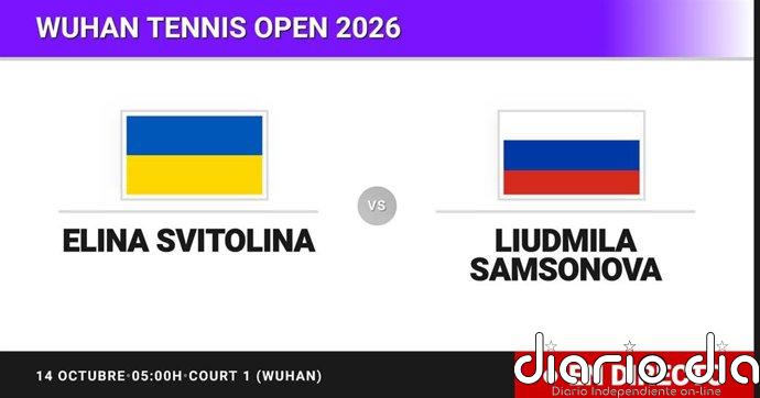 Elina Svitolina - Liudmila Samsonova, en directo hoy: sigue el partido de Wuhan Tennis Open