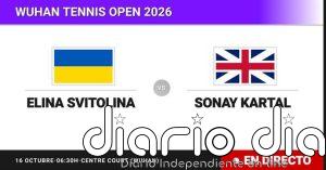 Elina Svitolina - Sonay Kartal, en directo hoy: sigue el partido de Wuhan Tennis Open