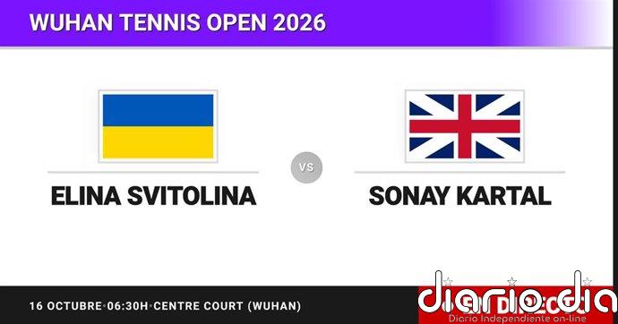 Elina Svitolina - Sonay Kartal, en directo hoy: sigue el partido de Wuhan Tennis Open