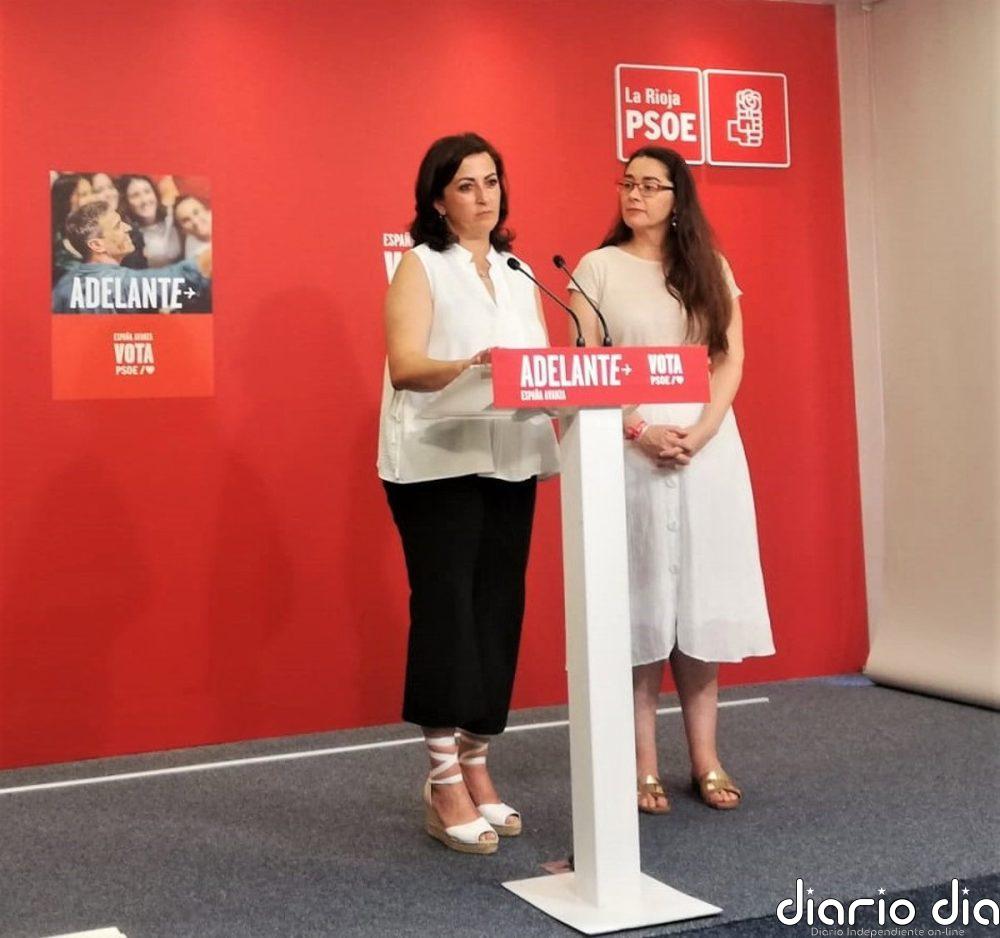 Elisa Garrido y Concha Andreu, cabezas de lista al Congreso y Senado por el PSOE de La Rioja