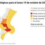 Emergencias eleva a situación 2 el plan de inundaciones en la Marina Alta y la Safor y envía dos avisos ES-Alert