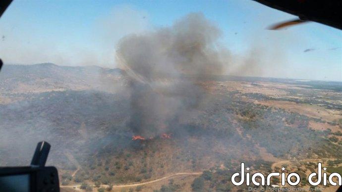 Estabilizado el incendio de El Almendro en Huelva