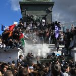 Estudiantes, docentes y sindicatos marchan por París a pocas horas del debate nacional sobre presupuestos