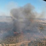 Extinguido el incendio de El Almendro en Huelva