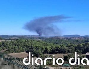 Extinguido el incendio en una nave industrial de Santa Coloma de Queralt (Tarragona)