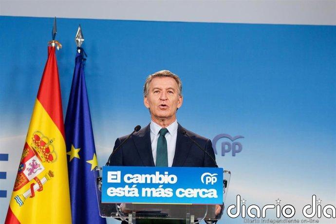 Feijóo apela al cambio para una "reconstrucción nacional" y cree que Sánchez merece "el mayor de los castigos"