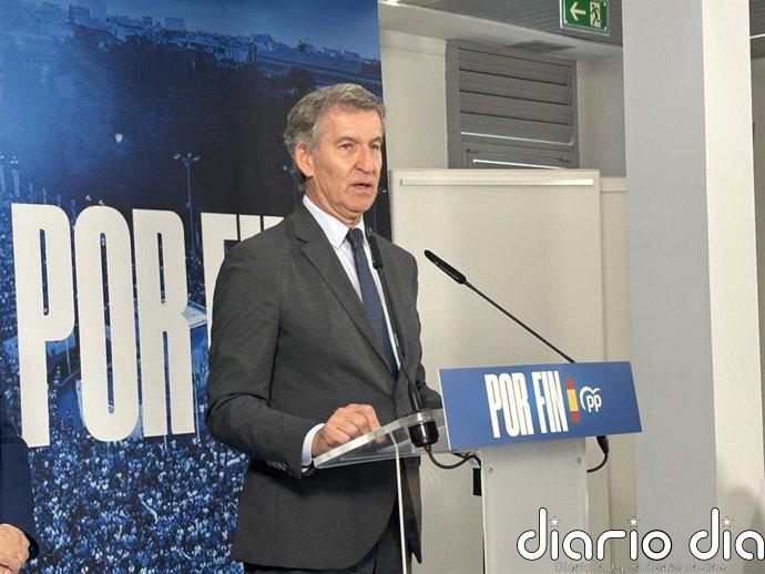 Feijóo asegura que solo cabe "respeto" por la muerte de Maricarmen: "Ni campaña, ni partidos, ni utilización interesada"