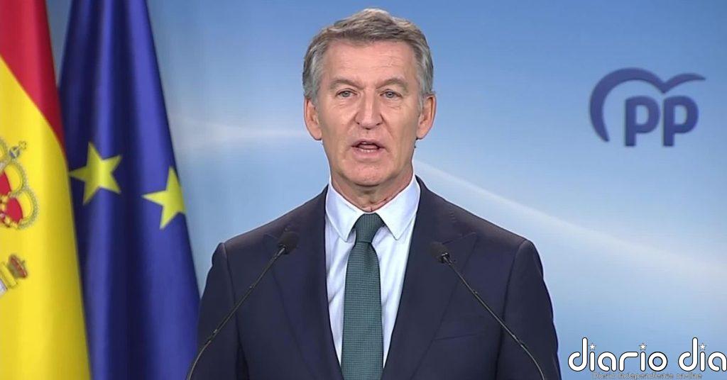 Feijóo: "Esto va de que España le gane a Sánchez y a lo que representa"