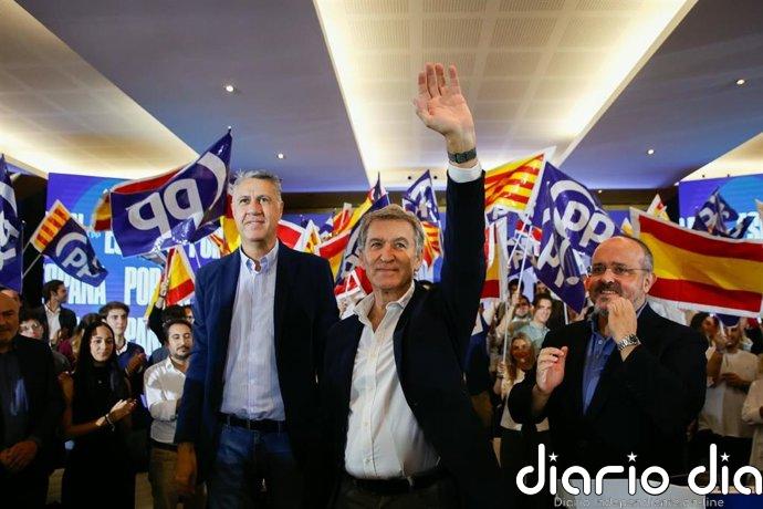 Feijóo pide que Catalunya impulse una gran mayoría: "Decencia sí, Sánchez no"