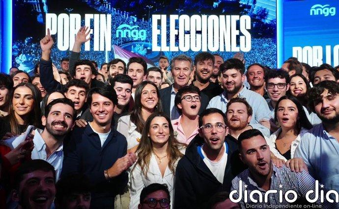 Feijóo promete a los jóvenes que les ayudará a "conseguir una vivienda" y dice que la izquierda les ha "fallado"