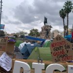 Flama y la acampada de Palma acusan a Martínez de "instrumentalizar el feminismo" para justificar el desalojo