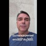 Flavio Bolsonaro se fuga