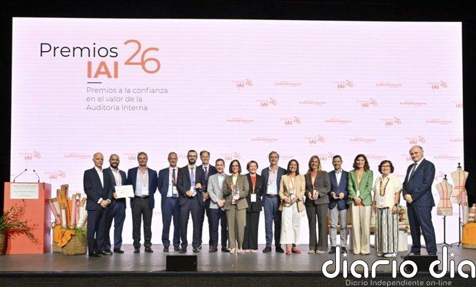 Fundación Hospitalarias, Ferrovial y Mutua Madrileña reciben los Premios del Instituto de Auditores Internos