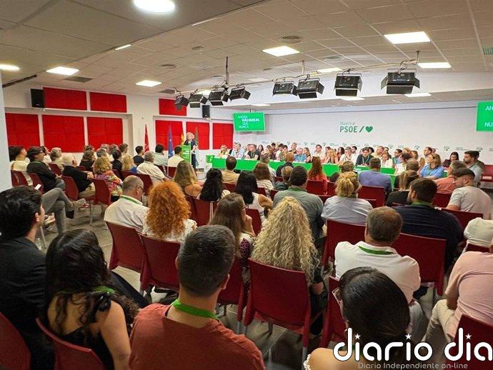 Gabriel Cruz repite como número uno del PSOE de Huelva al Congreso y María Eugenia Limón lo hace al Senado para el 29N