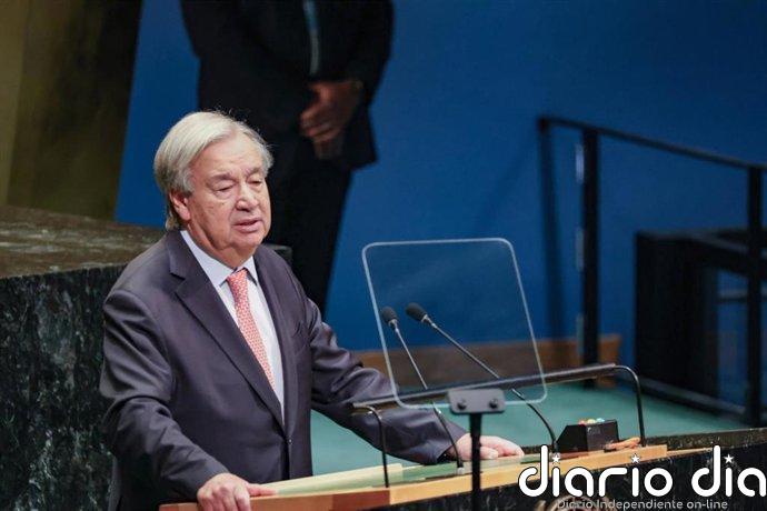 Guterres pide un alto el fuego "permanente" y una vía política a una "paz duradera" tres años después del 7-O