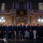 Illa, Collboni, Rull, Crespín y Moret guardan un minuto de silencio por las víctimas