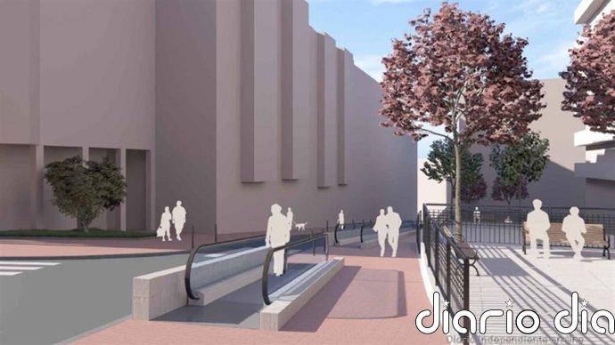 Iniciadas las obras para tres nuevas rampas mecánicas de la calle Bizkaia, en Barakaldo