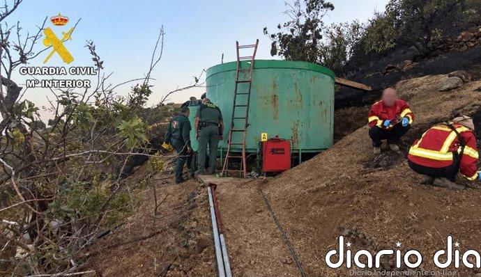 Investigadas tres personas por el incendio forestal del 14 de septiembre en Cazadores (Gran Canaria)