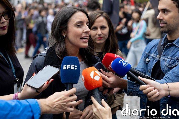 Irene Montero pide un decreto que baje alquileres y expropie viviendas a fondos buitre "antes que convocar elecciones"