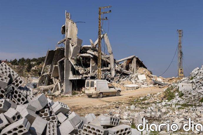 Israel asegura que gran parte del sur de Líbano "está destruido" en una visita oficial al territorio