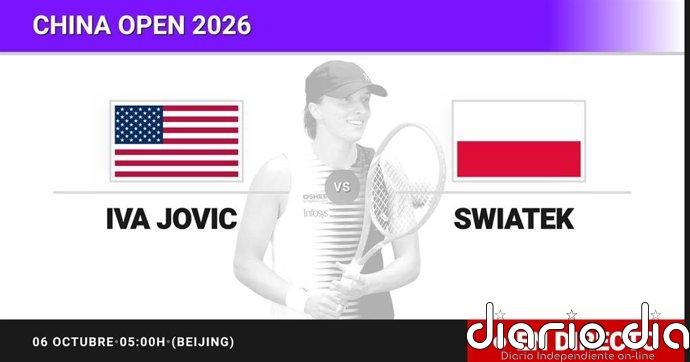 Iva Jovic - Iga Swiatek, en directo hoy: sigue el partido de China Open