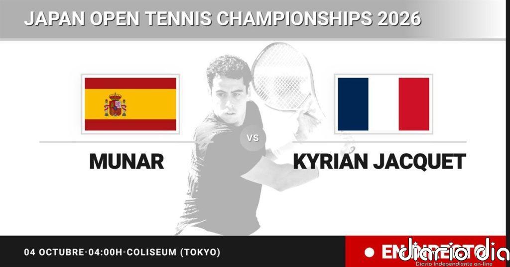 Jaume Munar - Kyrian Jacquet, en directo hoy: sigue el partido de Japan Open Tennis Championships