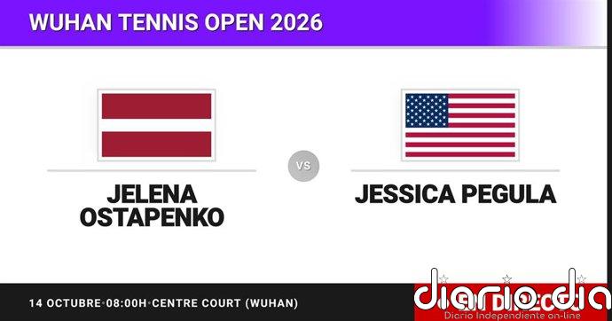 Jelena Ostapenko - Jessica Pegula, en directo hoy: sigue el partido de Wuhan Tennis Open