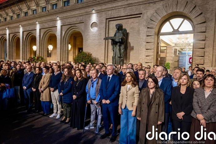 Jorge Azcón destaca "el sentimiento trágico y de solidaridad que tiene Aragón"