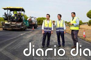 Junta destaca la inversión de cerca de 3,5 millones en obras de refuerzo del firme en las A-474 y A-494 (Huelva)