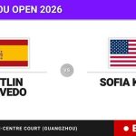 Kaitlin Quevedo - Sofia Kenin, en directo hoy: sigue el partido de Guangzhou Open