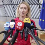 Kallas pide "no bilateralizar" la ampliación de la UE tras imponer Croacia condiciones al proceso de Montenegro