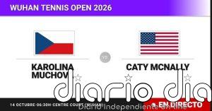 Karolina Muchova - Caty McNally, en directo hoy: sigue el partido de Wuhan Tennis Open