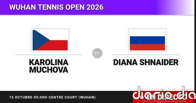 Karolina Muchova - Diana Shnaider, en directo hoy: sigue el partido de Wuhan Tennis Open