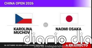 Karolina Muchova - Naomi Osaka, en directo hoy: sigue el partido de China Open