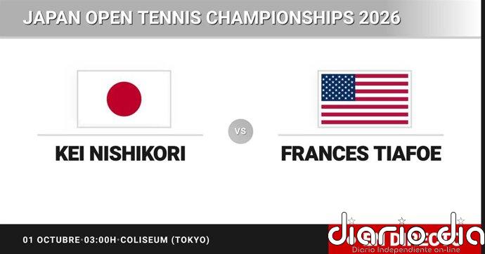 Kei Nishikori - Frances Tiafoe, en directo hoy: sigue el partido de Japan Open Tennis Championships