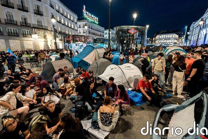 La acampada de Sol crea "comités de barrio" con asambleas sectoriales para impulsar la huelga general por la vivienda