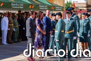 La alcaldesa de Almería asiste al acto institucional por la fiesta de la Virgen del Pilar, patrona de la Guardia Civil