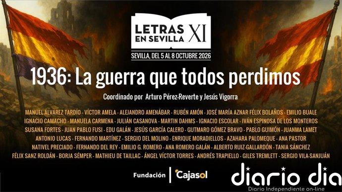 La Fundación Cajasol recupera el ciclo Letras en Sevilla dedicado a la guerra civil