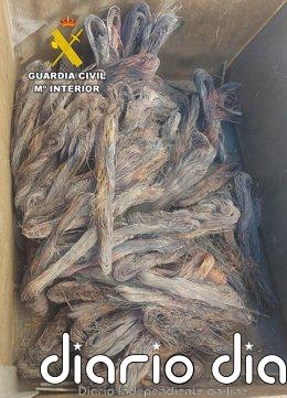 La Guardia Civil esclarece el robo de cientos de kilos de cable y pone a disposición judicial a 4 personas