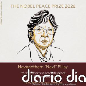 La jurista sudafricana Navi Pillay, Premio Nobel de la Paz 2026
