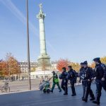 La Justicia francesa expulsa la manifestación de estudiantes y sindicatos del centro de París