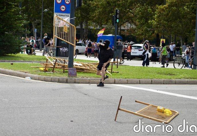 La manifestación por la vivienda se salda con cinco detenidos y nueve policías heridos