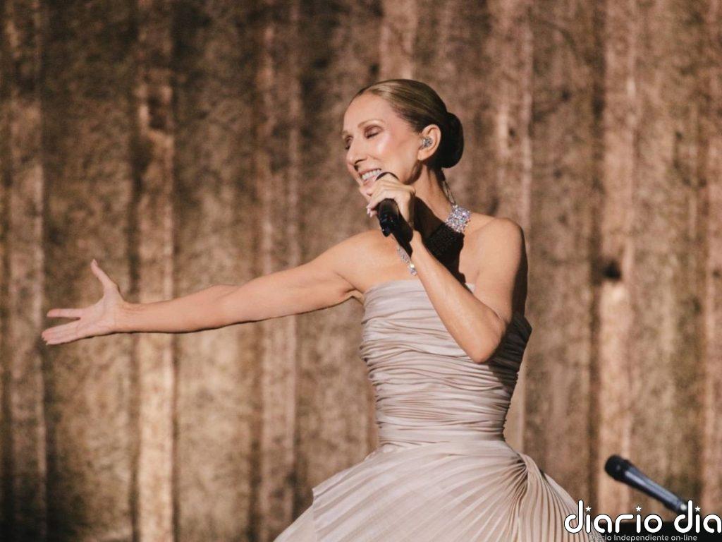 La nueva versión del vestido más impresionante que Céline Dion ha llevado en París: un diseño impecable de organza con c